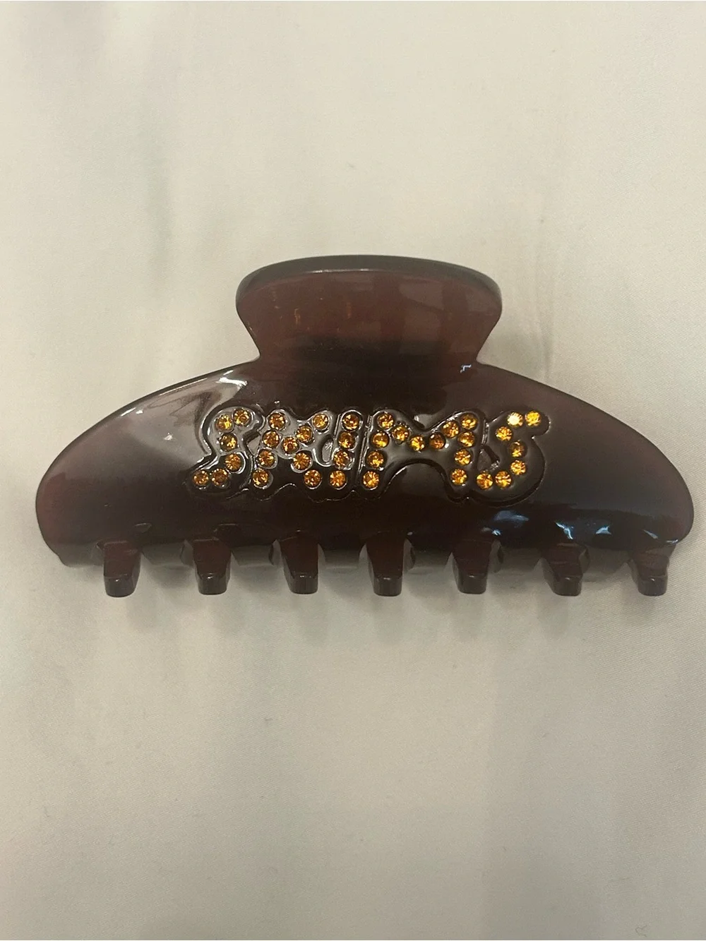 Skims Brown Claw Clip
